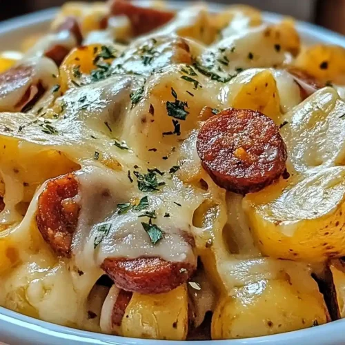 Cheesy Ranch Potatoes and Smoked Sausage 3 Cheesy Ranch Potatoes and Smoked Sausage