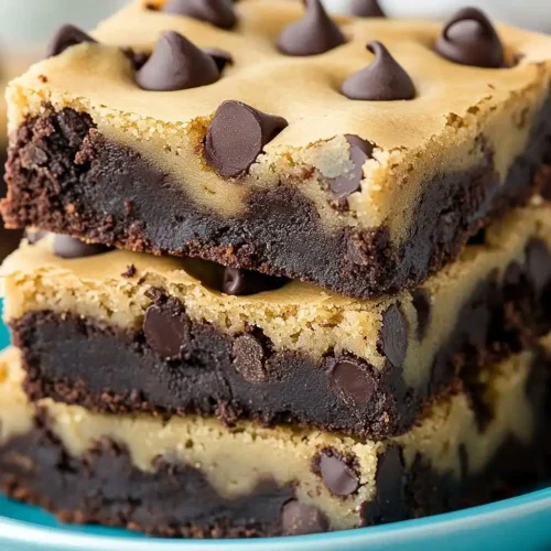 Chocolate Chip Cookie Brownies Recipe 2 Chocolate Chip Cookie Brownies Recipe