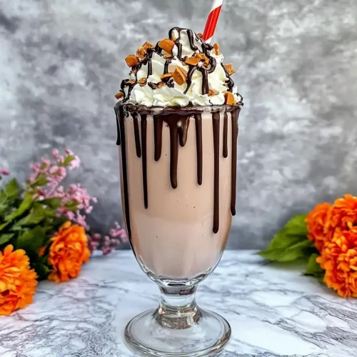 Chocolate Peanut Butter Milkshakes