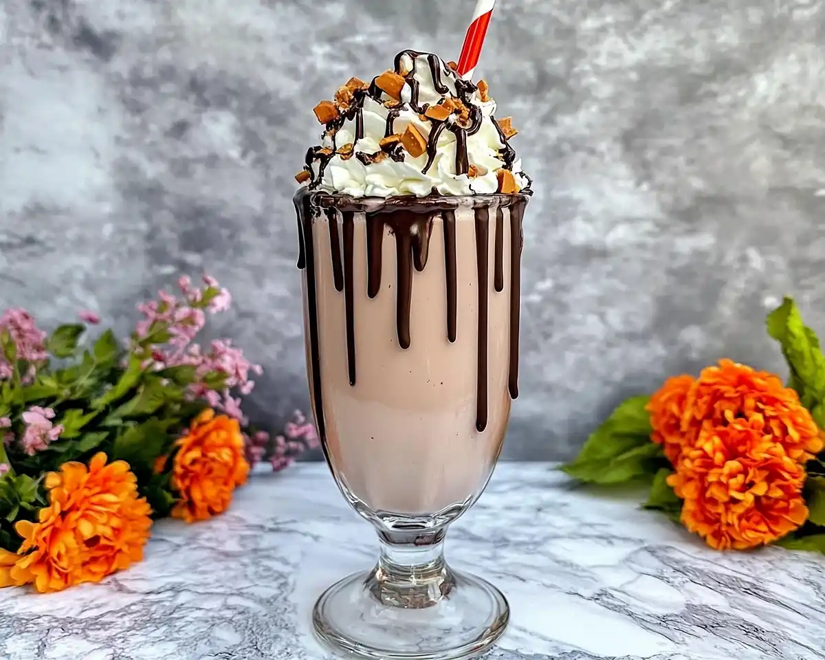 Chocolate Peanut Butter Milkshakes