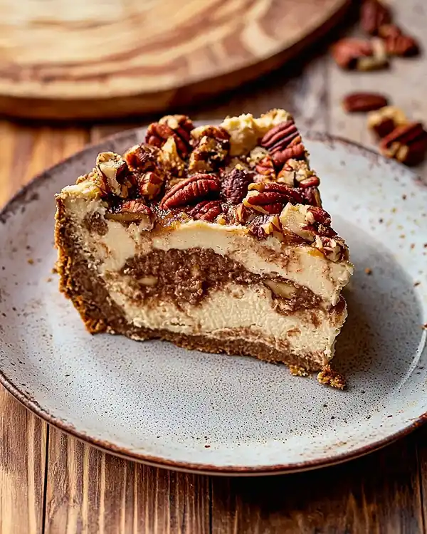 Chocolate Pecan Cheesecake