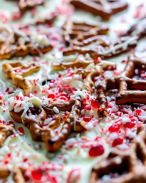 Christmas Chocolate Bark with Pretzels and Candy Canes 6 Christmas Chocolate Bark Recipe