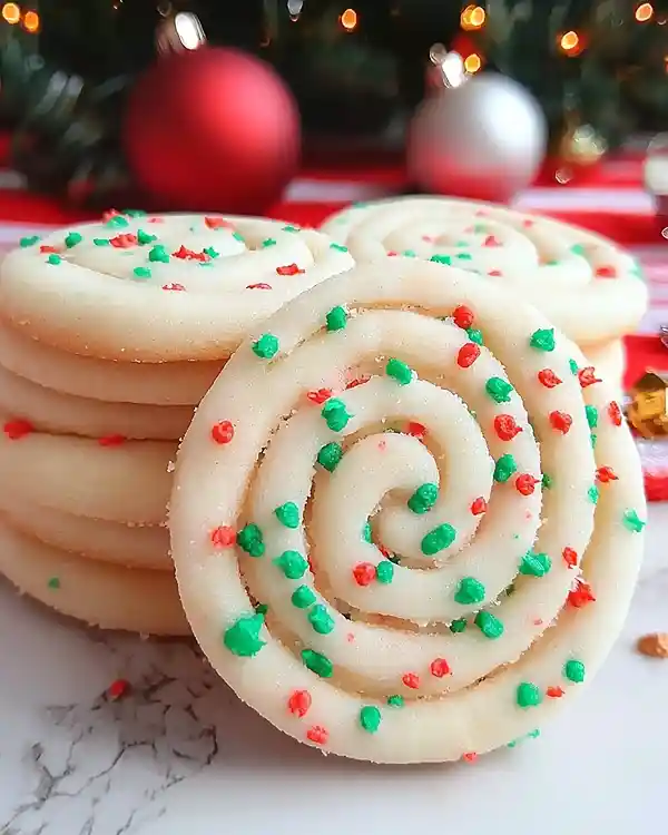 Christmas Crumbl Sugar Cookies