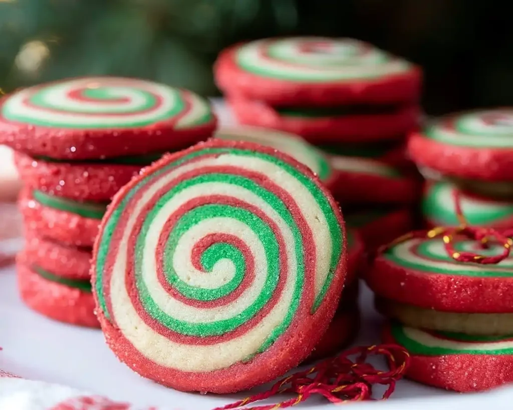 Christmas Pinwheel Cookies
