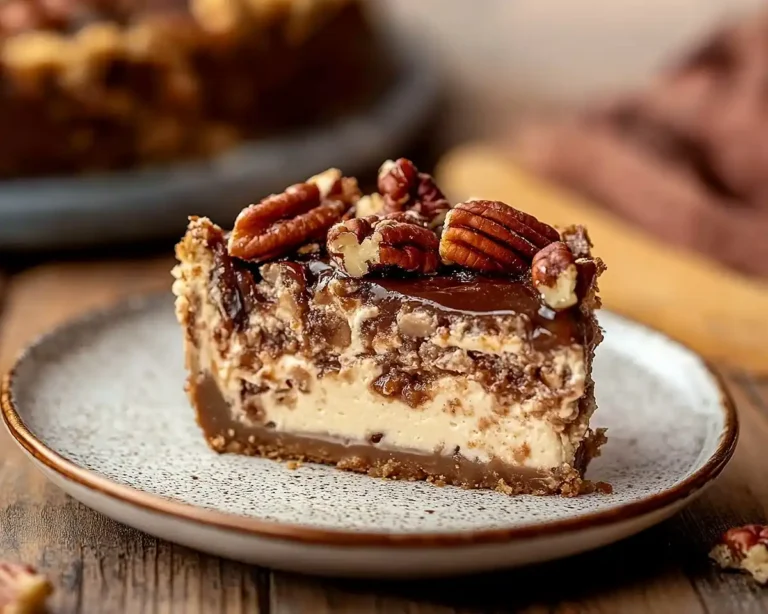 Cinnamon Pecan Pie Cheesecake