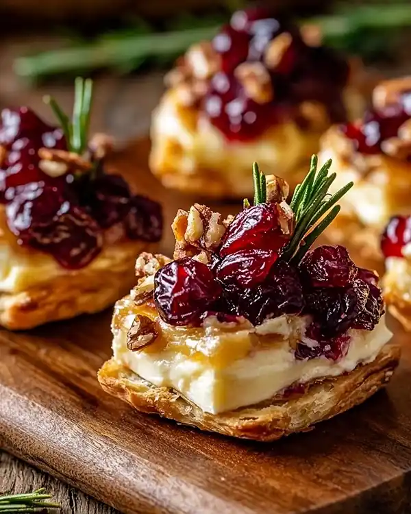 Holiday Cranberry Brie Bites 3 Cranberry Brie Bites