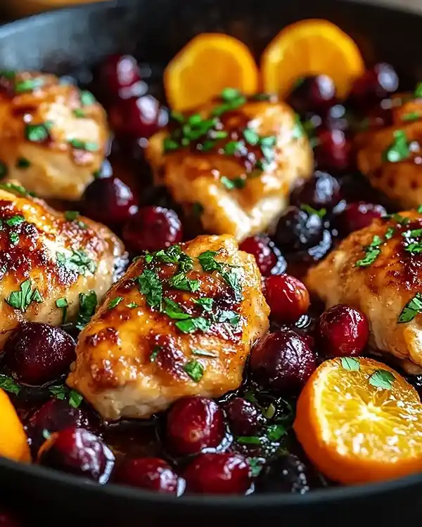 Cranberry Chicken Thighs Baked