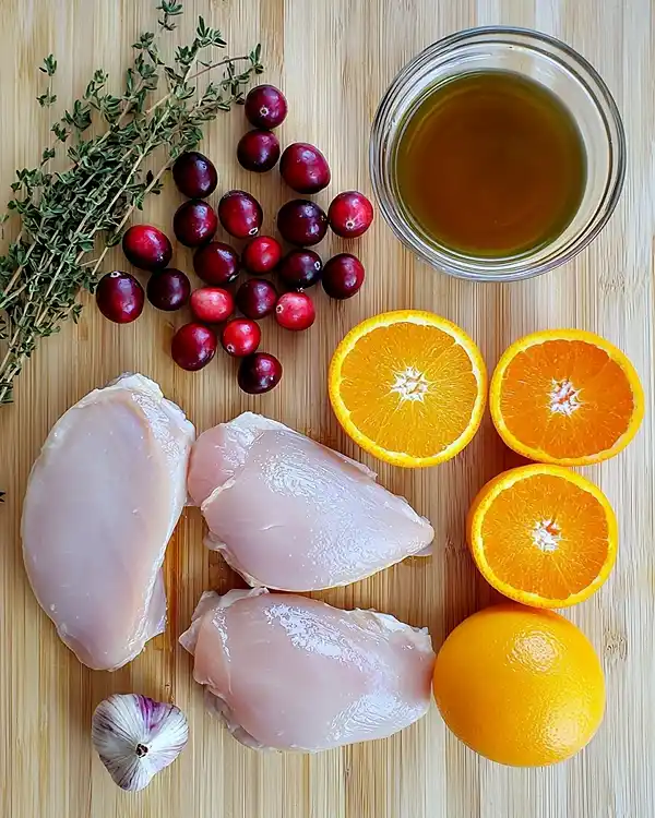 Skillet Cranberry Orange Chicken