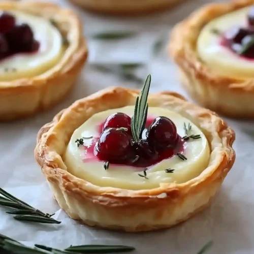 Cranberry and Brie Tartlets 5 Cranberry and Brie Tartlets