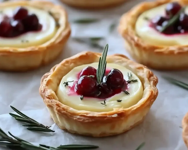Cranberry and Brie Tartlets