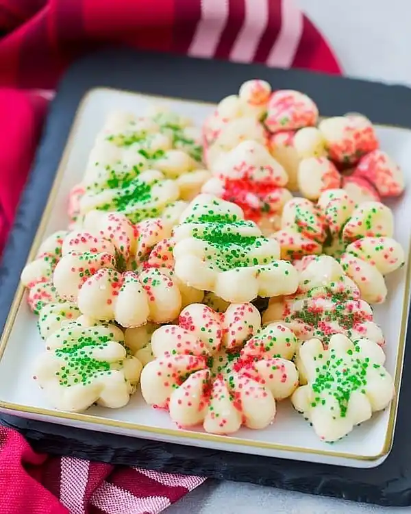 Cream Cheese Spritz Cookies 2 Cream Cheese spritz