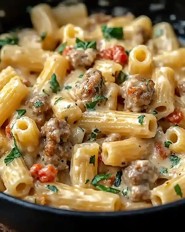 Creamy Italian Sausage Rigatoni Recipe