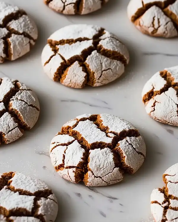 Crinkle Cookies Christmas Recipe