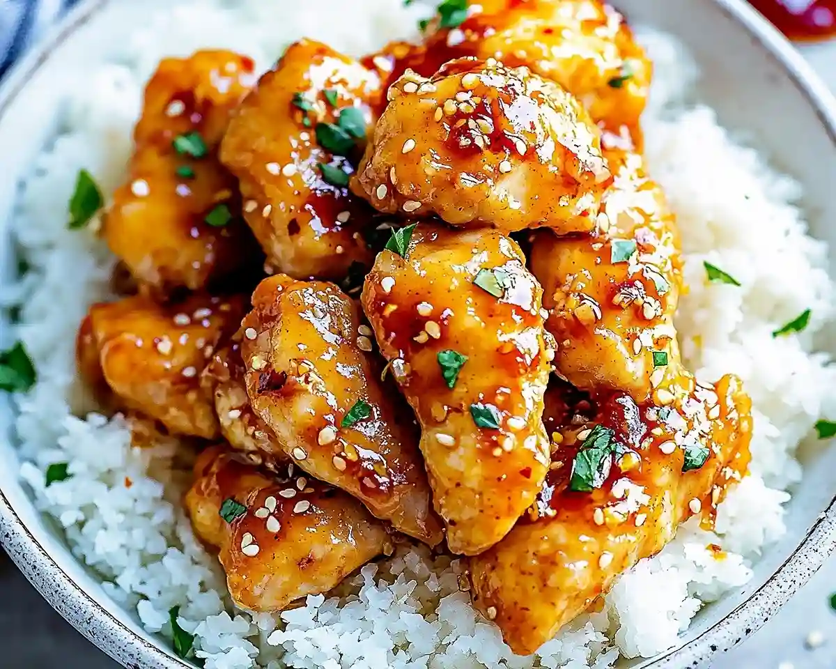 Crispy Honey Garlic Chicken