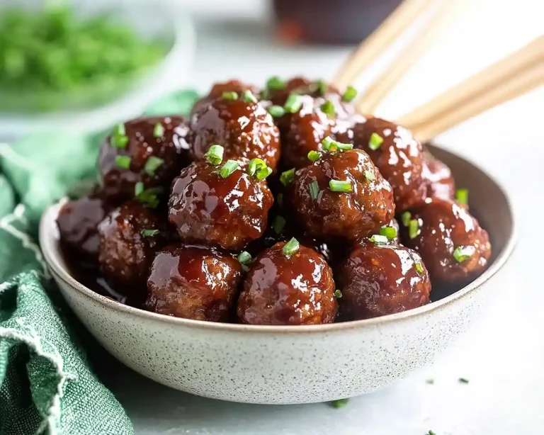 Crockpot Meatballs with Grape Jelly Sauce