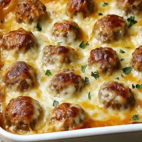 Dump-and-Bake Meatball Casserole 3 Dump-and-Bake Meatball Casserole