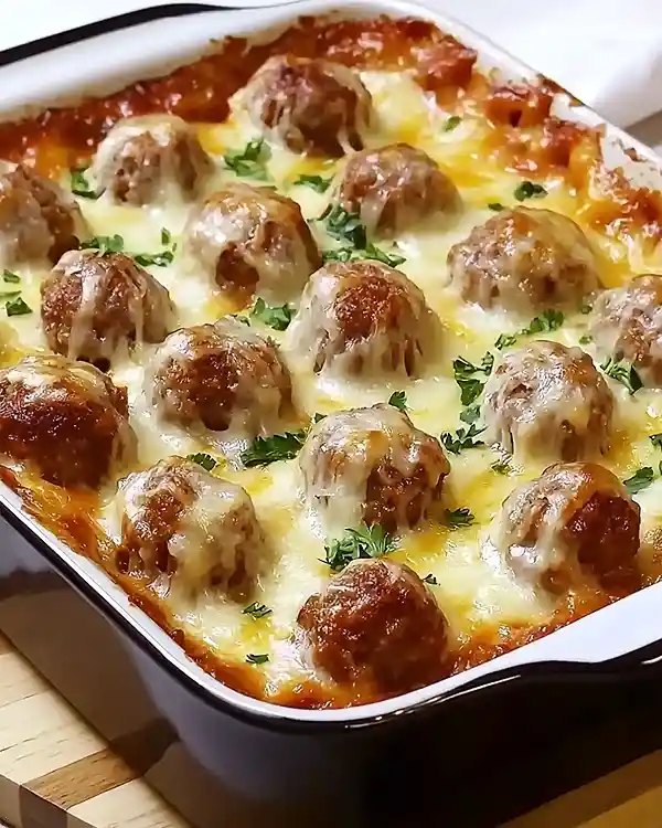 Dump-and-Bake Meatball Casserole 2 Dump-and-Bake Meatball Casserole Recipe