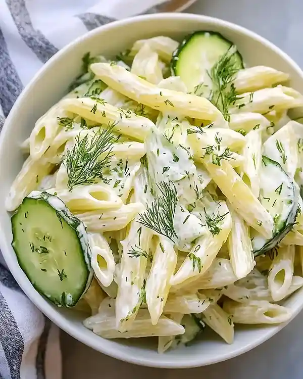 Fresh Cucumber Pasta Salad 7 Easy Cheap Food