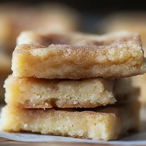 Easy Cinnamon Sugar Blondies 3 Easy Cinnamon Sugar Blondies