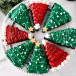 Frosted Christmas Brownies