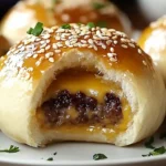 Garlic Parmesan Cheeseburger Bombs