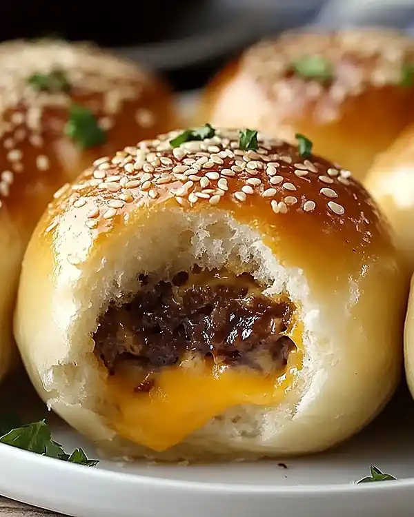 Garlic Parmesan Cheeseburger Bombs Recipe