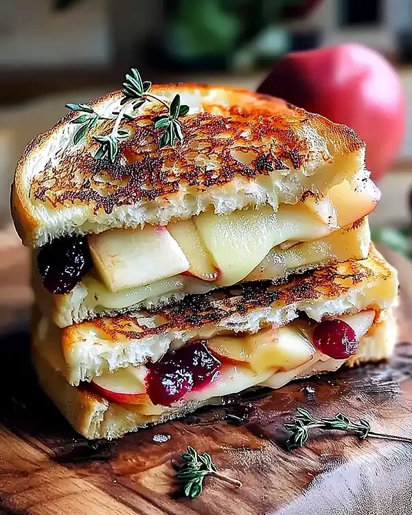 Apple and Cranberry Grilled Cheese 5 Grill Cheese Bar