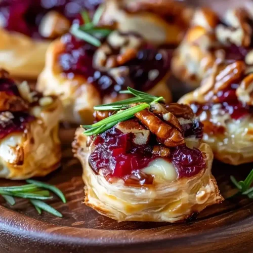 Holiday Cranberry Brie Bites 5 Holiday Cranberry Brie Bites