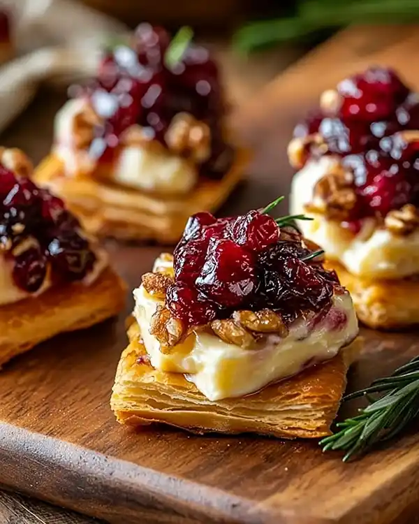 Holiday Cranberry Brie Bites 4 Holiday Cranberry Brie Bites Recipe