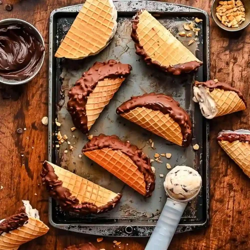 Homemade Choco Tacos