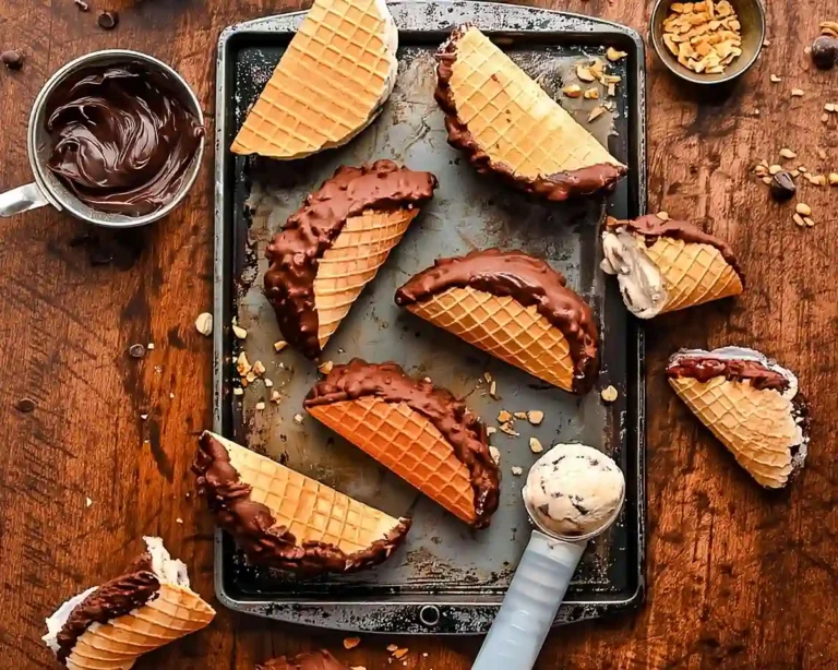 Homemade Choco Tacos