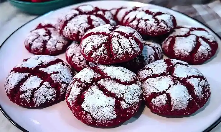 Homemade Red Velvet Cookies