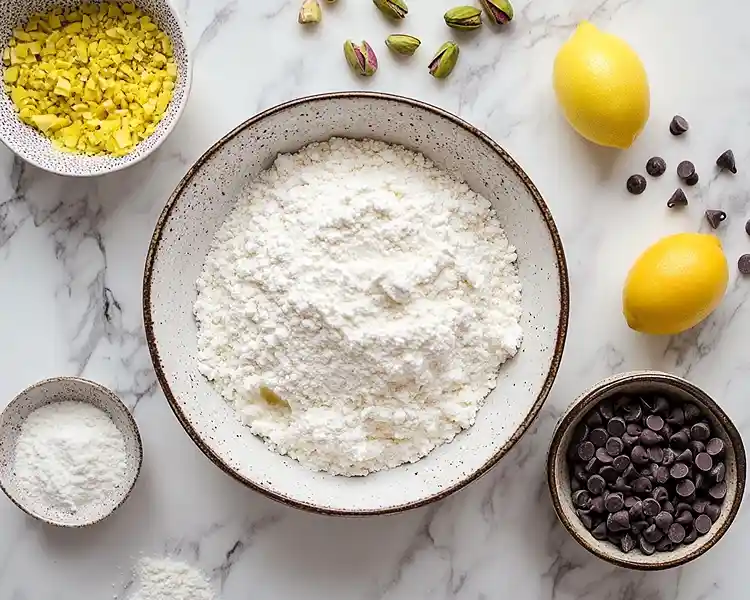 Ingredients for Cannoli Cookies