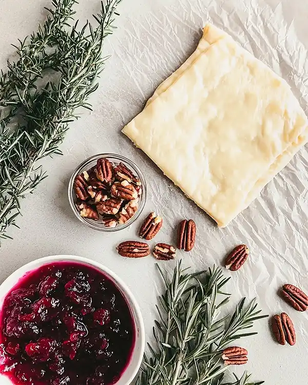 Holiday Cranberry Brie Bites 2 Ingredients for Holiday Cranberry Brie Bites