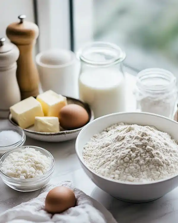 Ingredients for Homemade Soft Pretzels