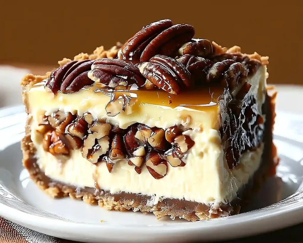 Kentucky Derby Pecan Pie Cheesecake