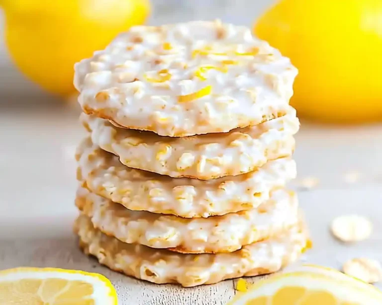 Lemon Oatmeal Cookies No-Bake Recipe