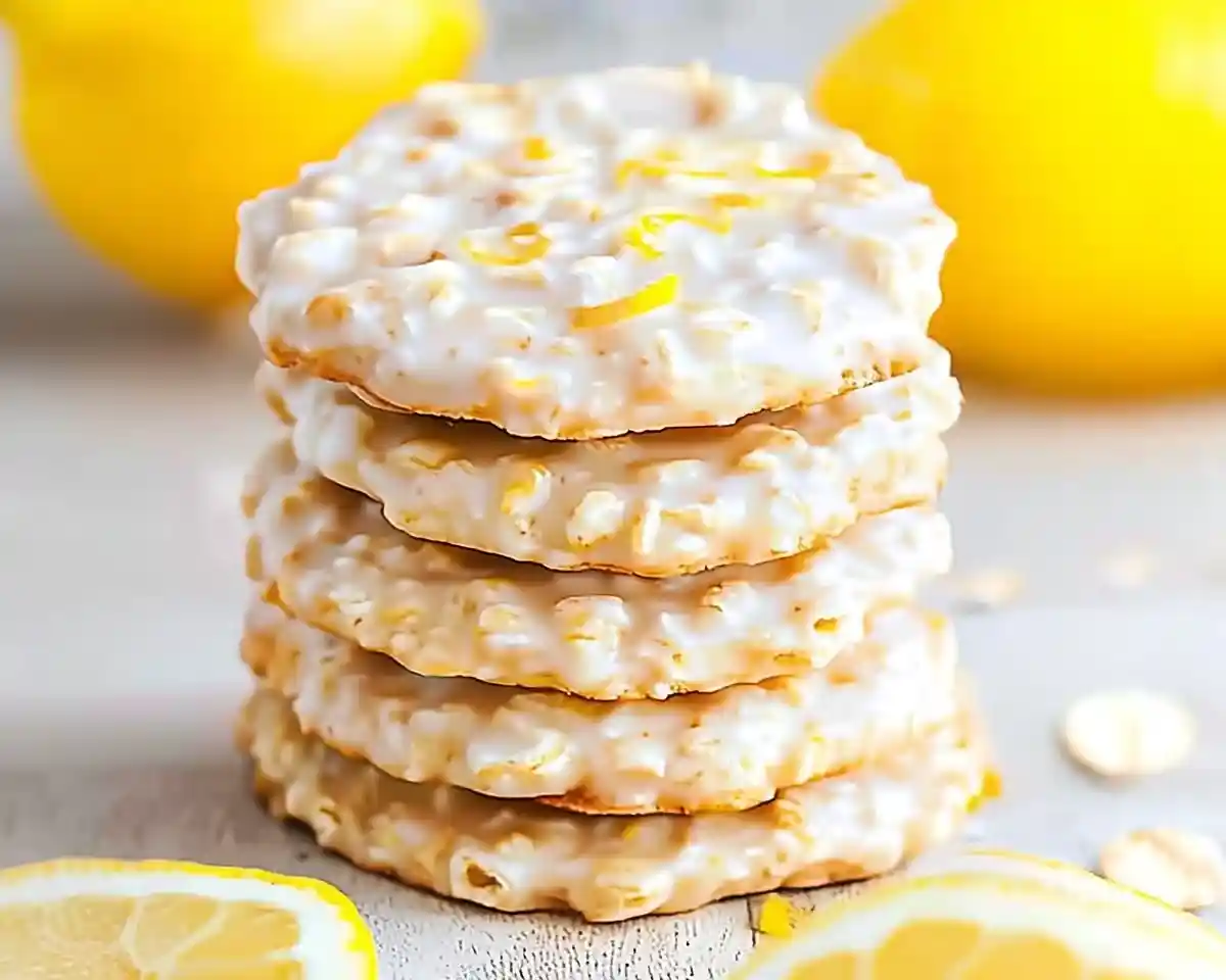 Lemon Oatmeal Cookies No-Bake Recipe