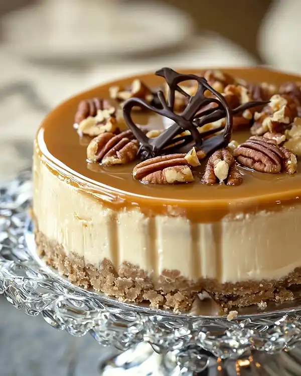 Luscious Pecan Praline Cheesecake 4 Luscious Pecan Praline Cheesecake Recipe