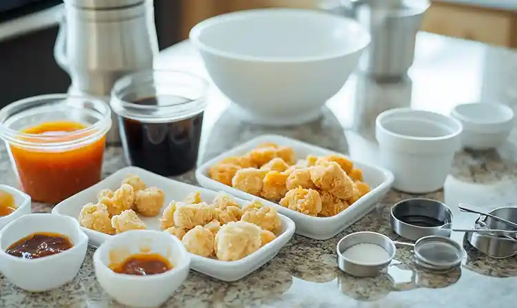 Main ingredients for 3 Ingredient Orange Chicken