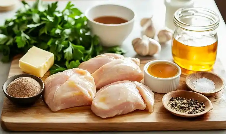 Texas Roadhouse Butter Chicken Skillet 4 Main ingredients for Texas Roadhouse