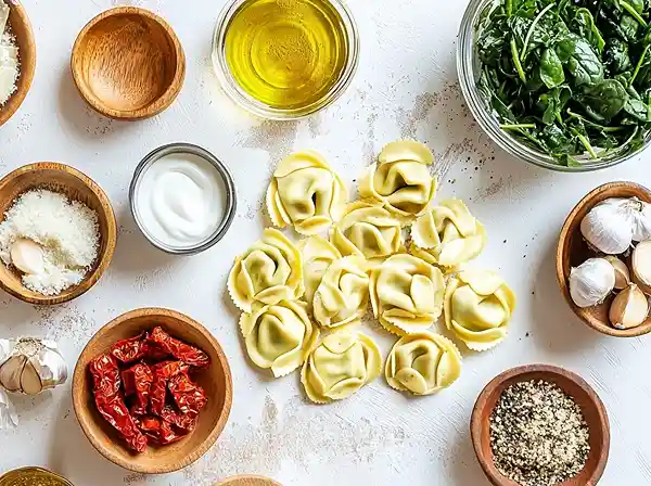 Main ingredients for Tortellini