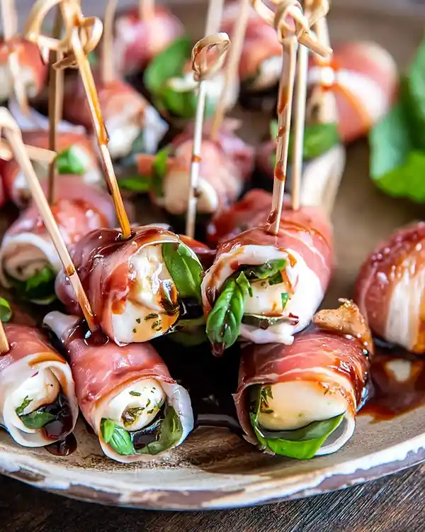 Prosciutto Wrapped Mozzarella Bites Recipe 5 Mozzarella Bites