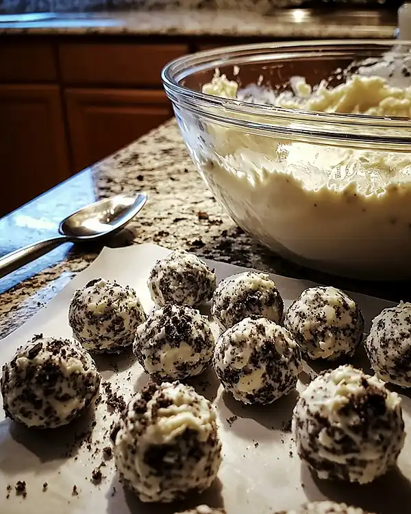 No-Bake Cookies and Cream Cheesecake Balls 4 No-Bake Cookies