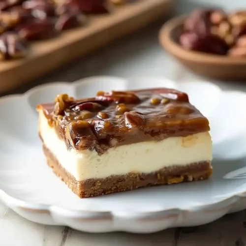 Pecan Pie Cheesecake (Bars or Cake)