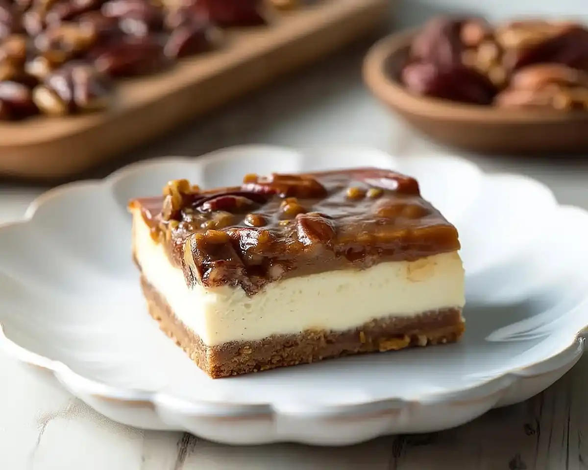 Pecan Pie Cheesecake (Bars or Cake)
