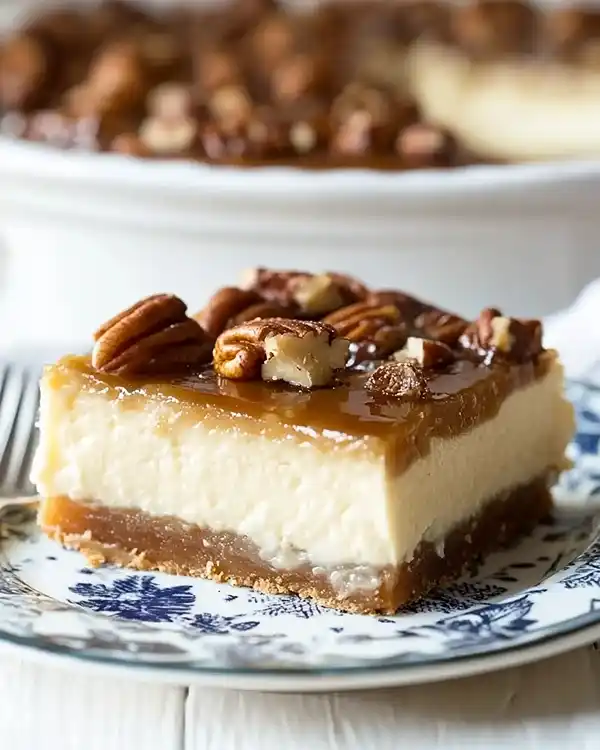 Pecan Pie Cheesecake Bars
