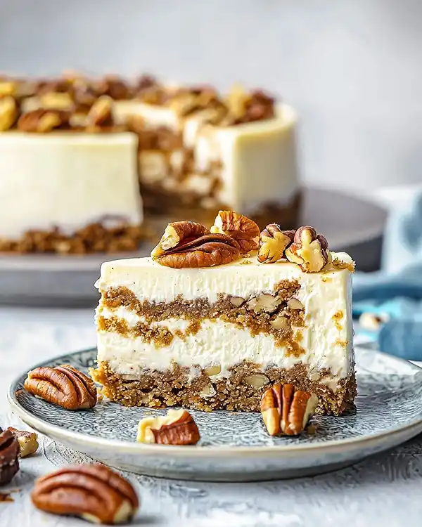 Luscious Pecan Praline Cheesecake 3 Pecan Praline Cheesecake recipe