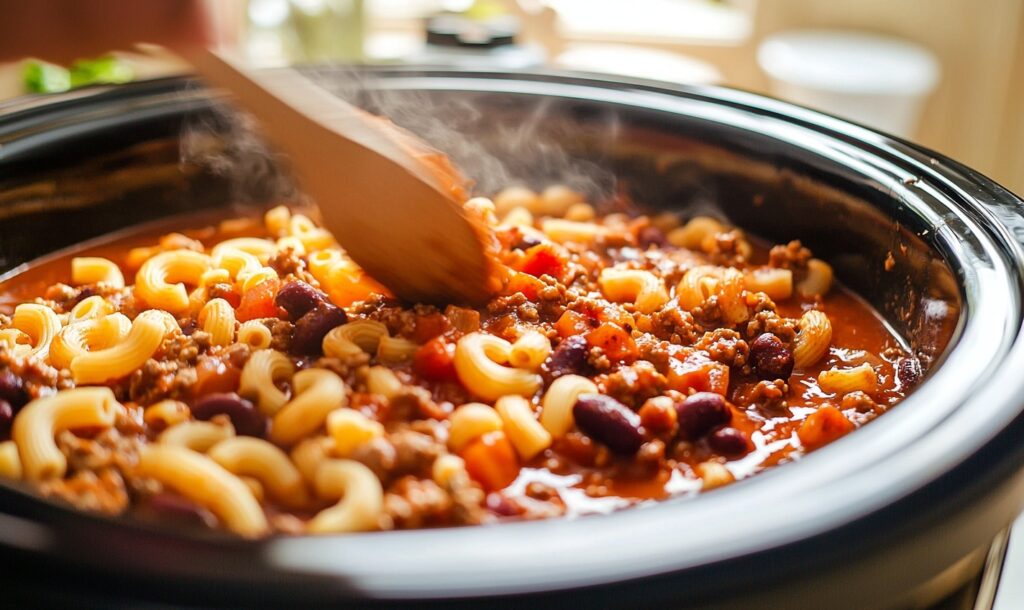Preparing 5-Ingredient Chili Mac