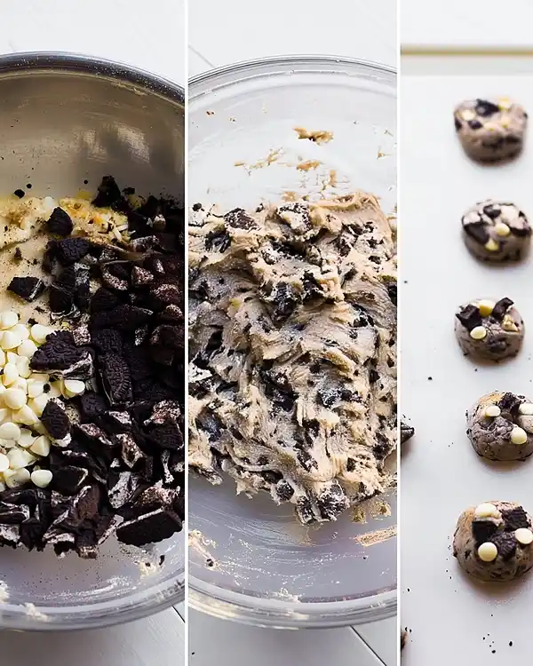 Cookies and Cream Cookies 4 Preparing Cookies and Cream Cookies